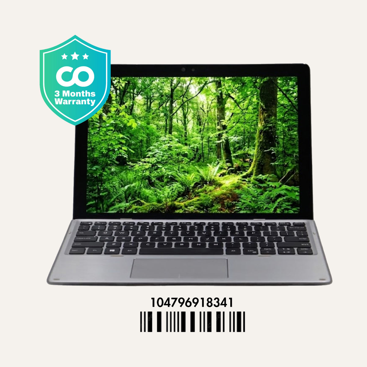 Dell Latitude 7210 2-IN-1: Intel Core i5, 10th Gen, 8GB RAM, 256GB SSD SN:918341