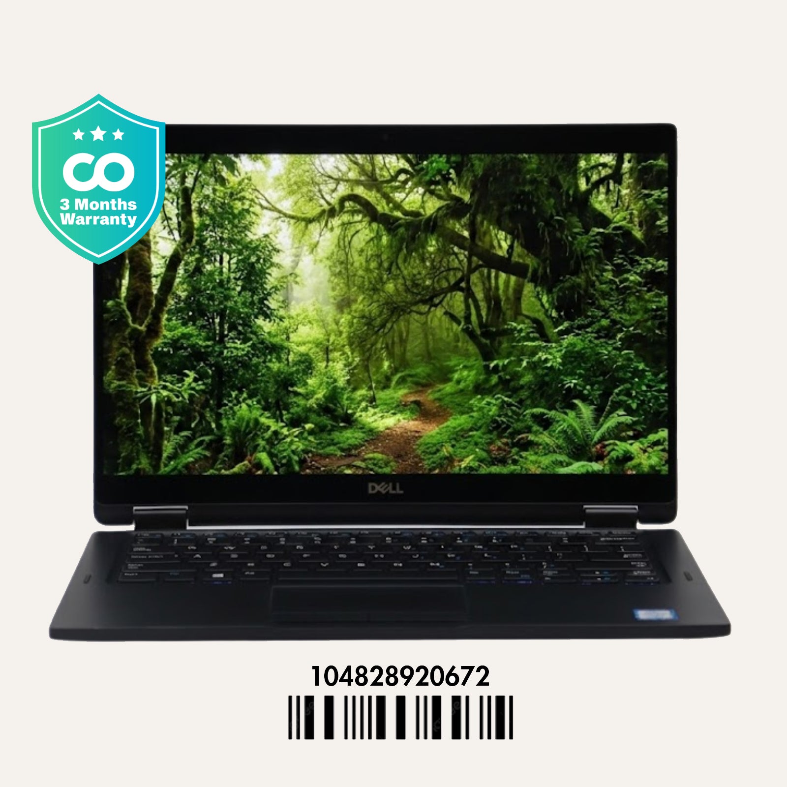 Dell LATITUDE 7390 2-IN-1: 8th Gen i5, 8GB RAM, 256GB SSD, SN:20672