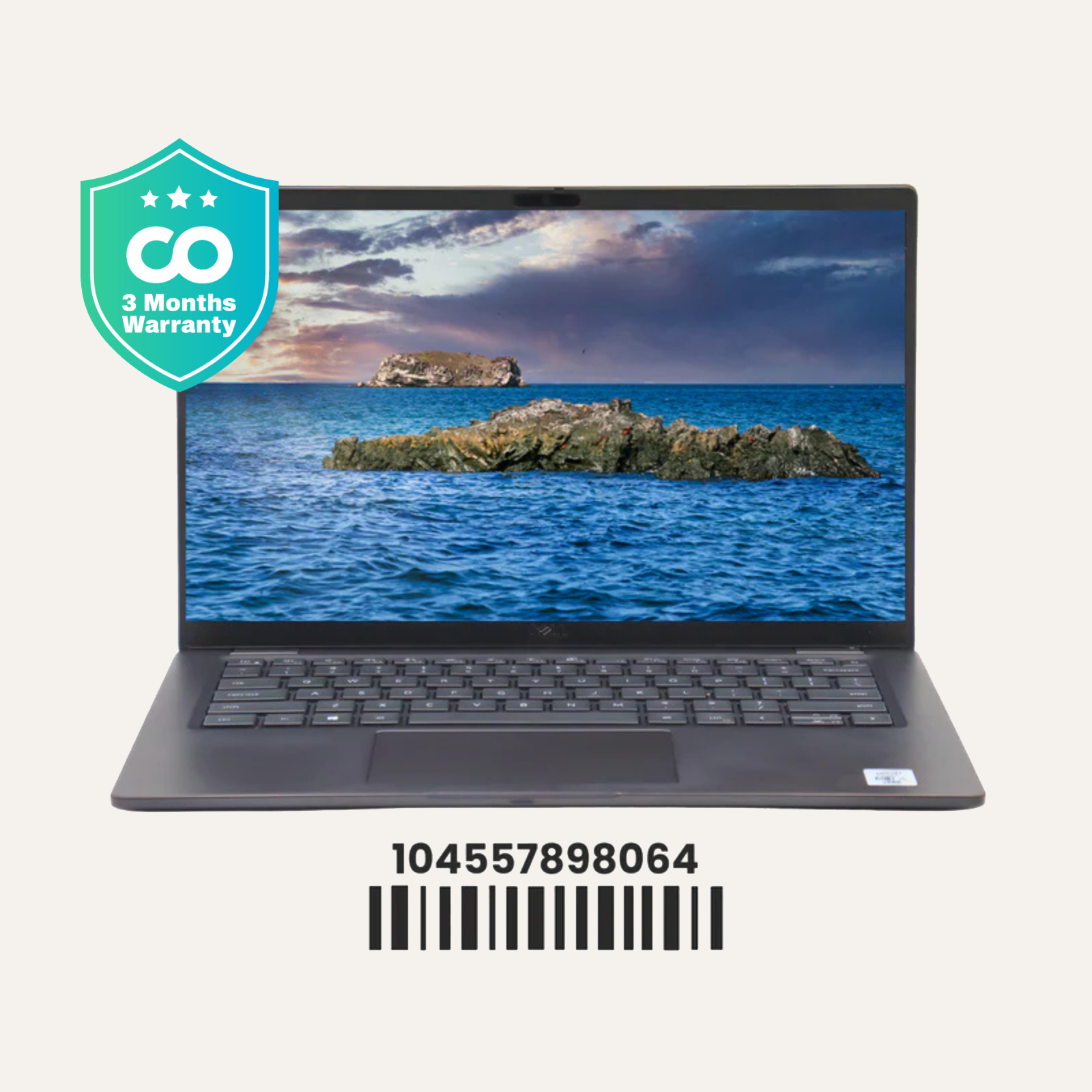 DELL LATITUDE 7410: 10th Gen i5, 8GB RAM, 256GB SSD, SN:898064