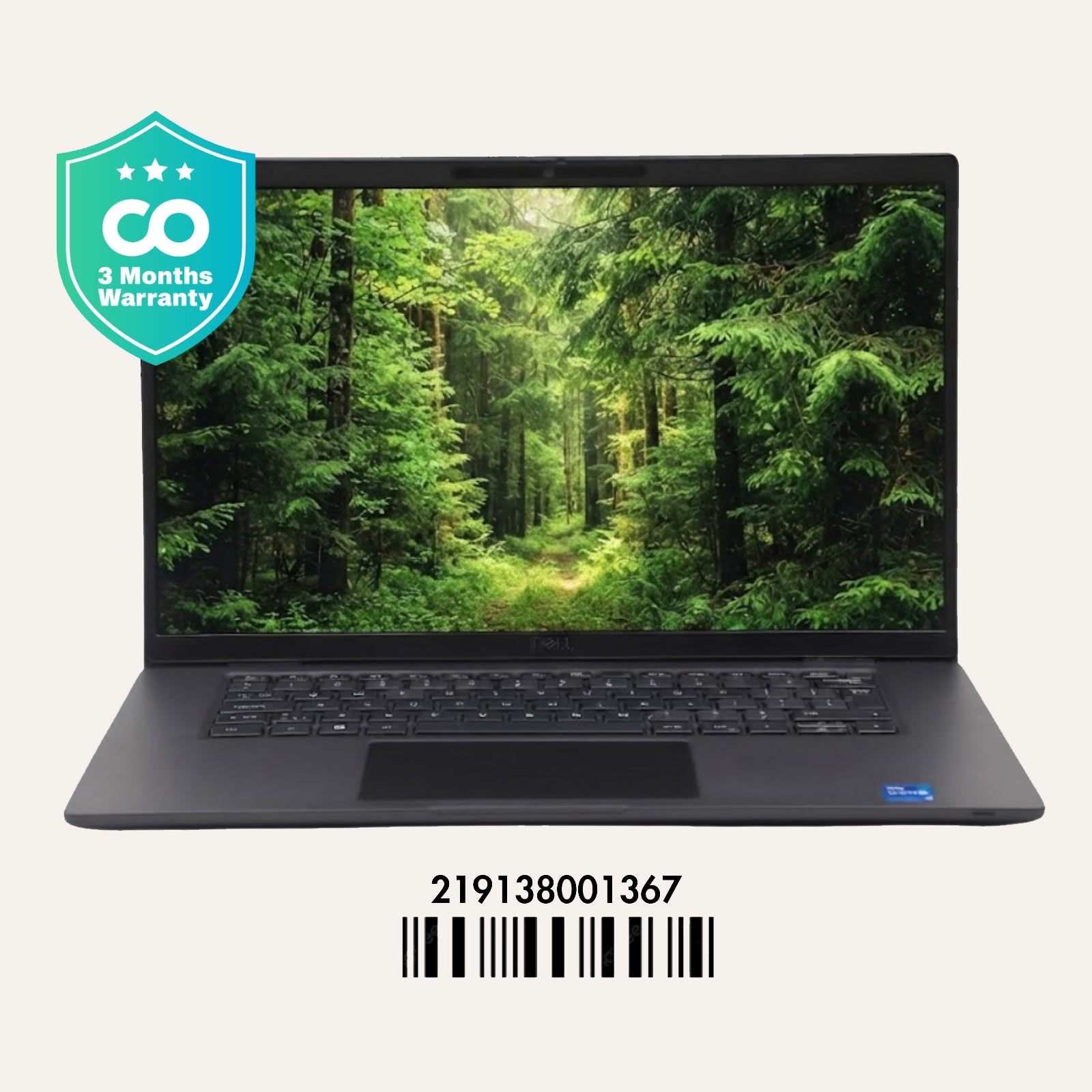 Dell LATITUDE 7520: 11th Gen i5, 16GB RAM, 256GB SSD, SN:001367
