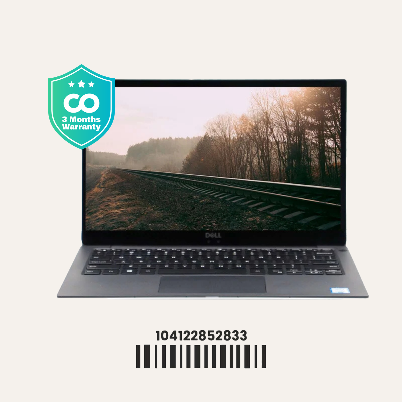Dell XPS 13 9370: 8th Gen i5, 8GB RAM, 256GB SSD, SN:52833