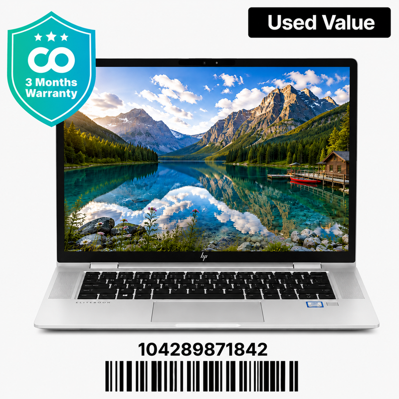 HP ELITEBOOK X360 1030 G4: 8th Gen i5, 16GB RAM, 256GB SSD, SN:71842