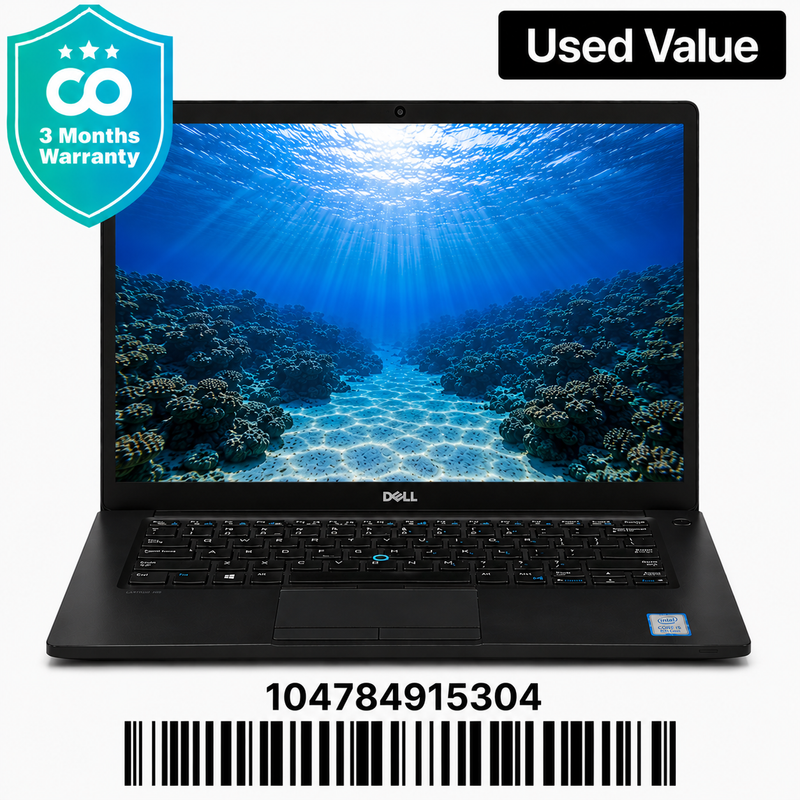 Dell LATITUDE 7480: 7th Gen i5, 8GB RAM, 256GB SSD, SN:15304