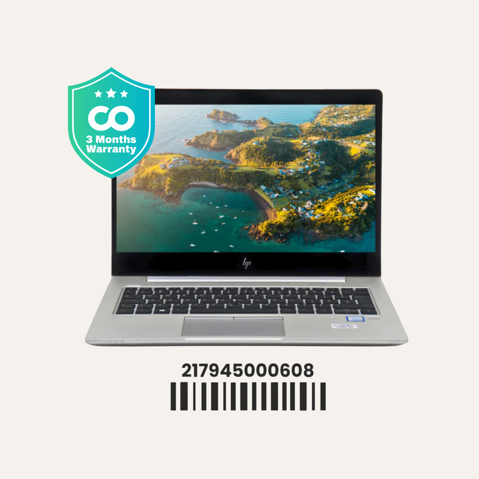 HP ELITEBOOK 830 G5: 8th Gen i5, 16GB RAM, 256GB SSD, SN:00608