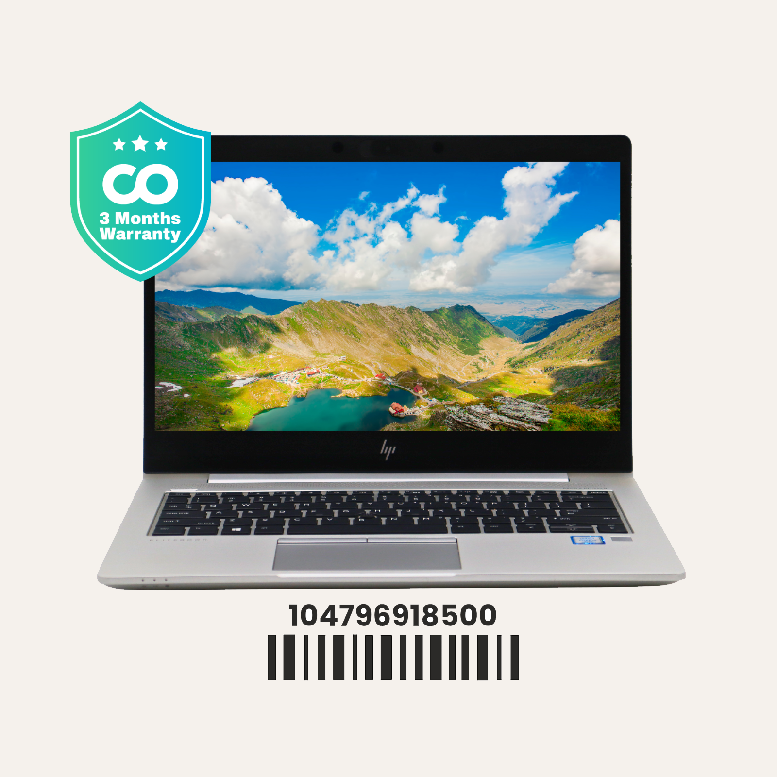 HP ELITEBOOK 830 G5: 8th Gen i7, 16GB RAM, 512GB SSD, SN:18500
