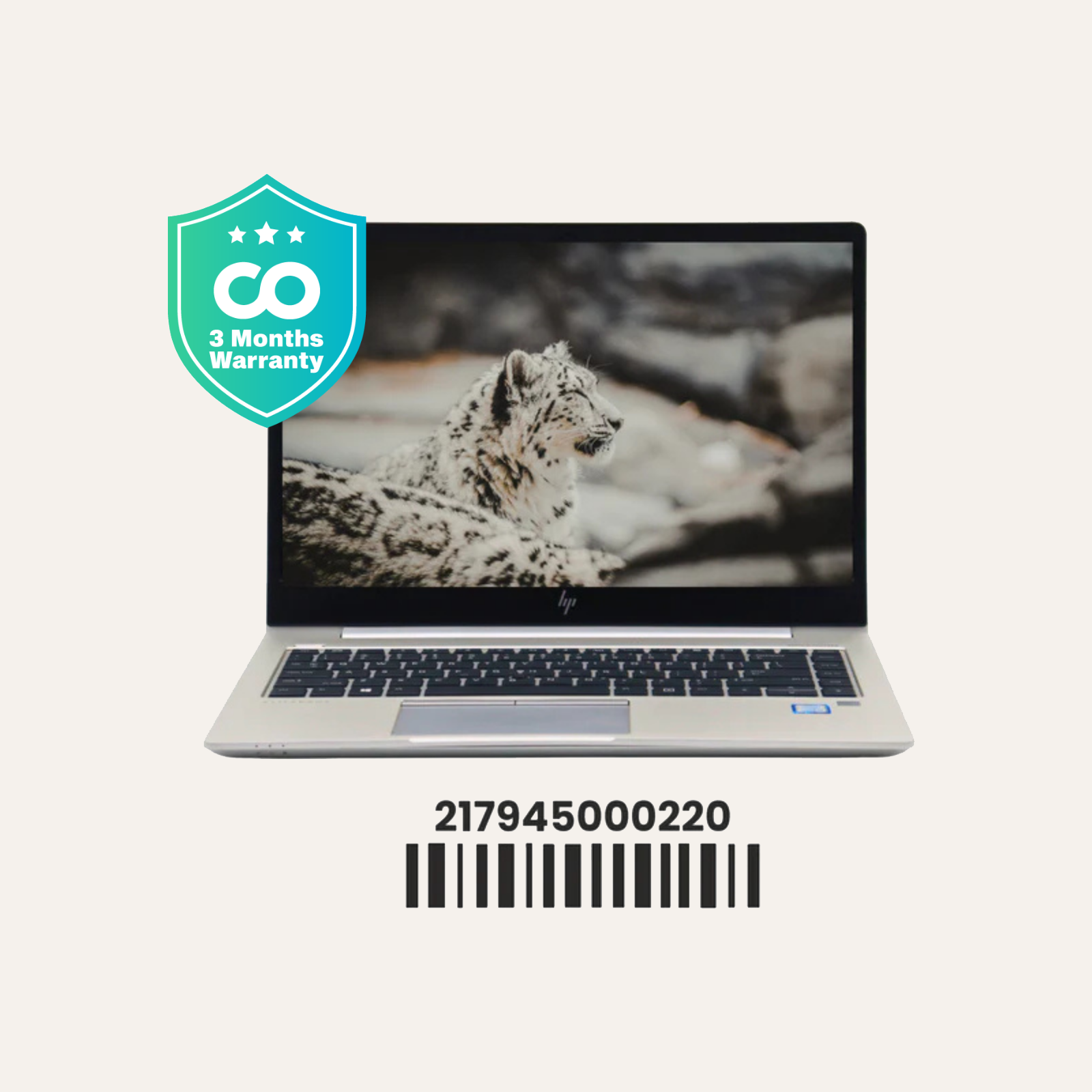 HP ELITEBOOK 840 G6: 8th Gen i5, 8GB RAM, 256GB SSD, SN:00220