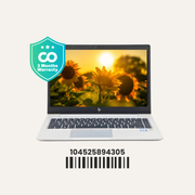HP ELITEBOOK 840 G6: 8th Gen i5, 8GB RAM, 256GB SSD, SN:94305