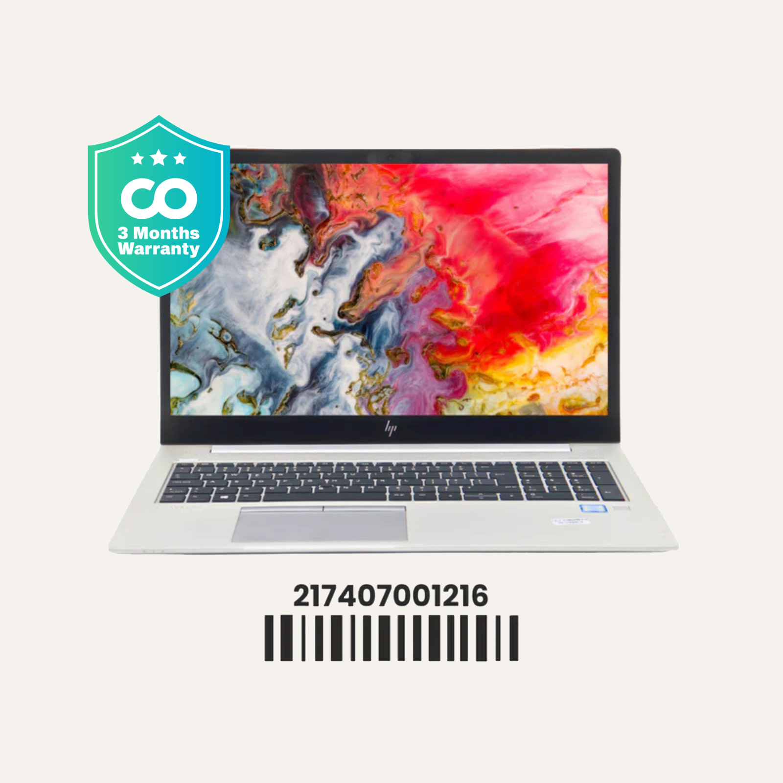HP ELITEBOOK 850 G6: 8th Gen i5, 16GB RAM, 256GB SSD, SN:01216