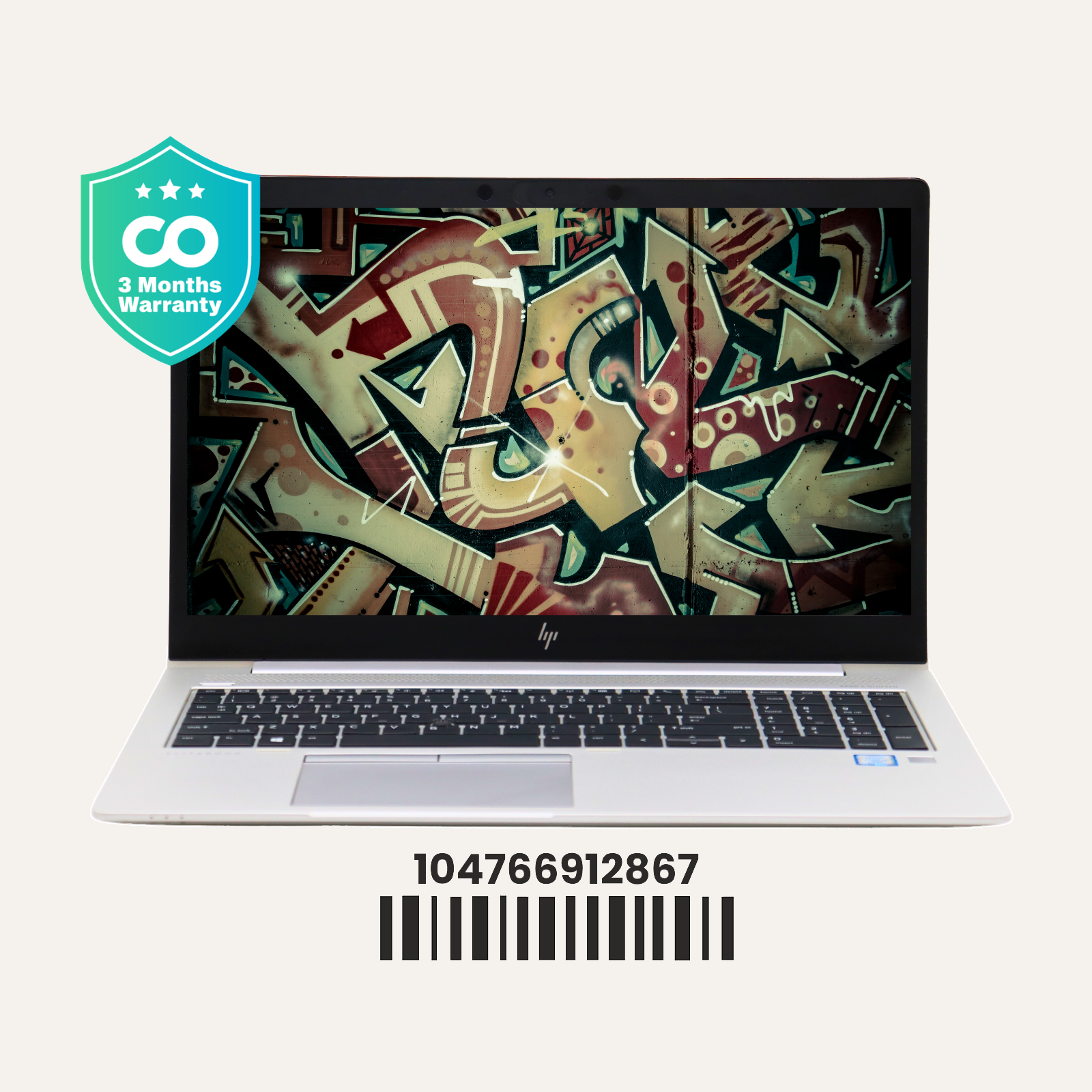 HP EliteBook 850 G6: Intel Core i7, 8th Gen, 8GB RAM, 256GB SSD SN:912867
