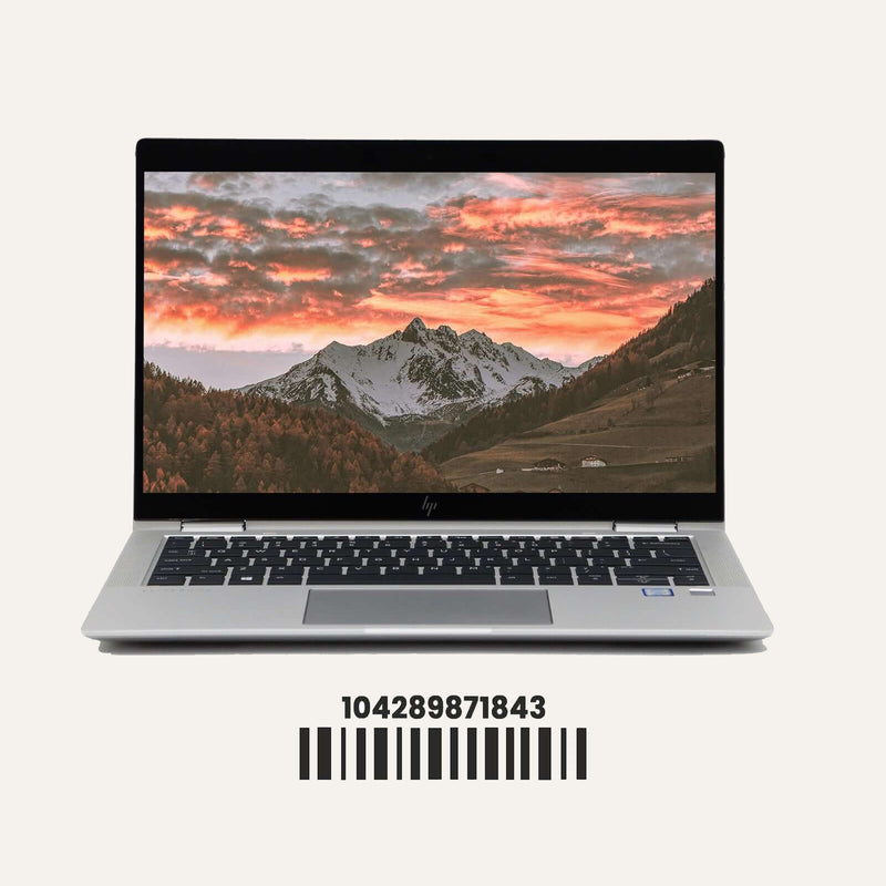 HP ELITEBOOK X360 1030 G4: 8th Gen i5, 16GB RAM, 256GB SSD, SN:71843