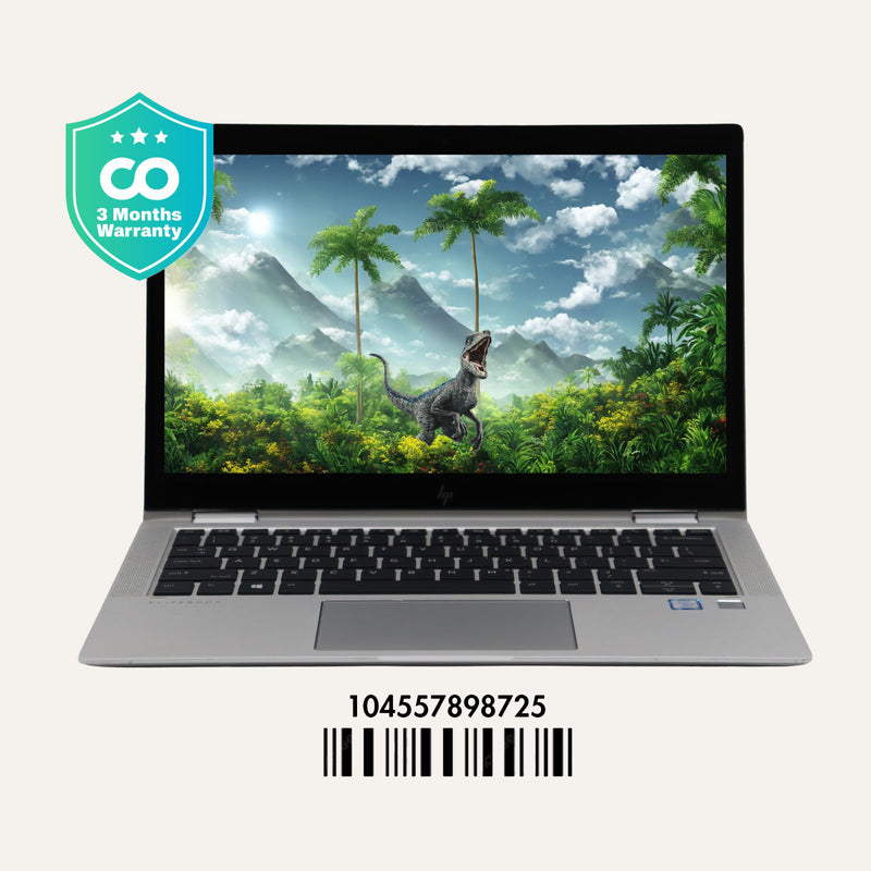 HP ELITEBOOK X360 1030 G4: 8th Gen i5, 16GB RAM, 256GB SSD, SN:98725
