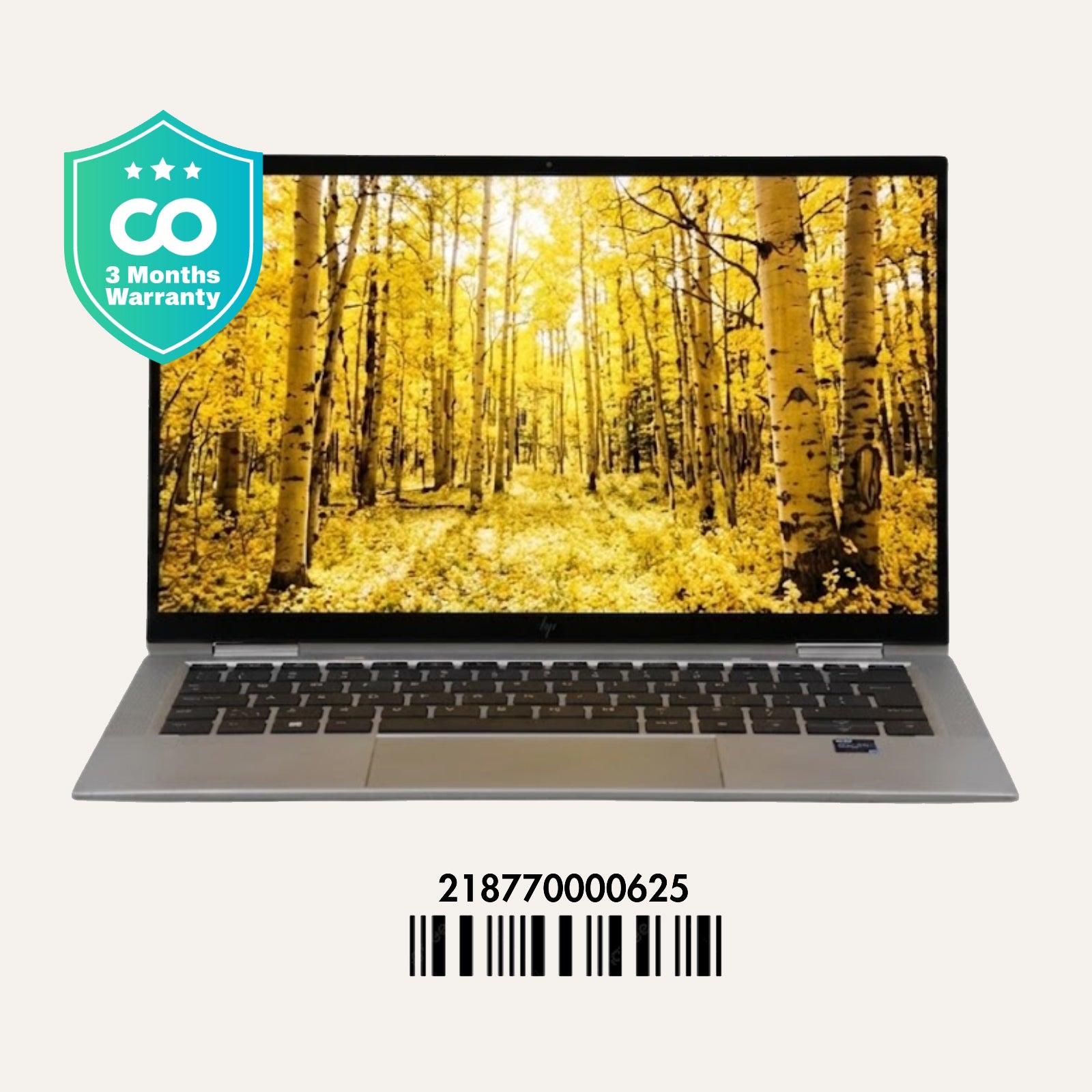 HP ELITEBOOK X360 1030 G8: 11th Gen i7, 16GB RAM, 512GB SSD, SN:000625