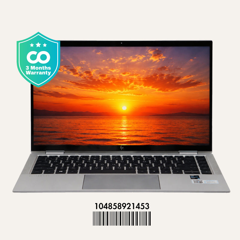 HP ELITEBOOK X360 1040 G8: 11th Gen i5, 8GB RAM, 256GB SSD, SN:21453
