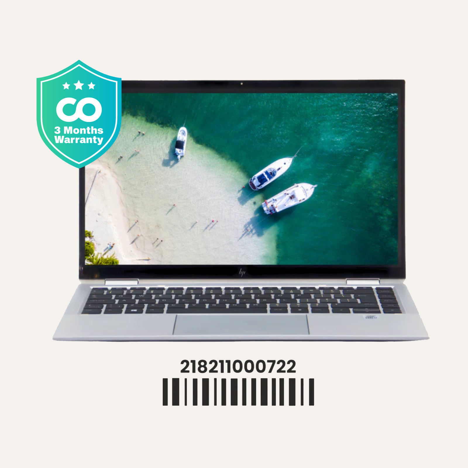 HP ELITEBOOK X360 1040 G7: 10th Gen i7, 16GB RAM, 512GB SSD, SN:00722