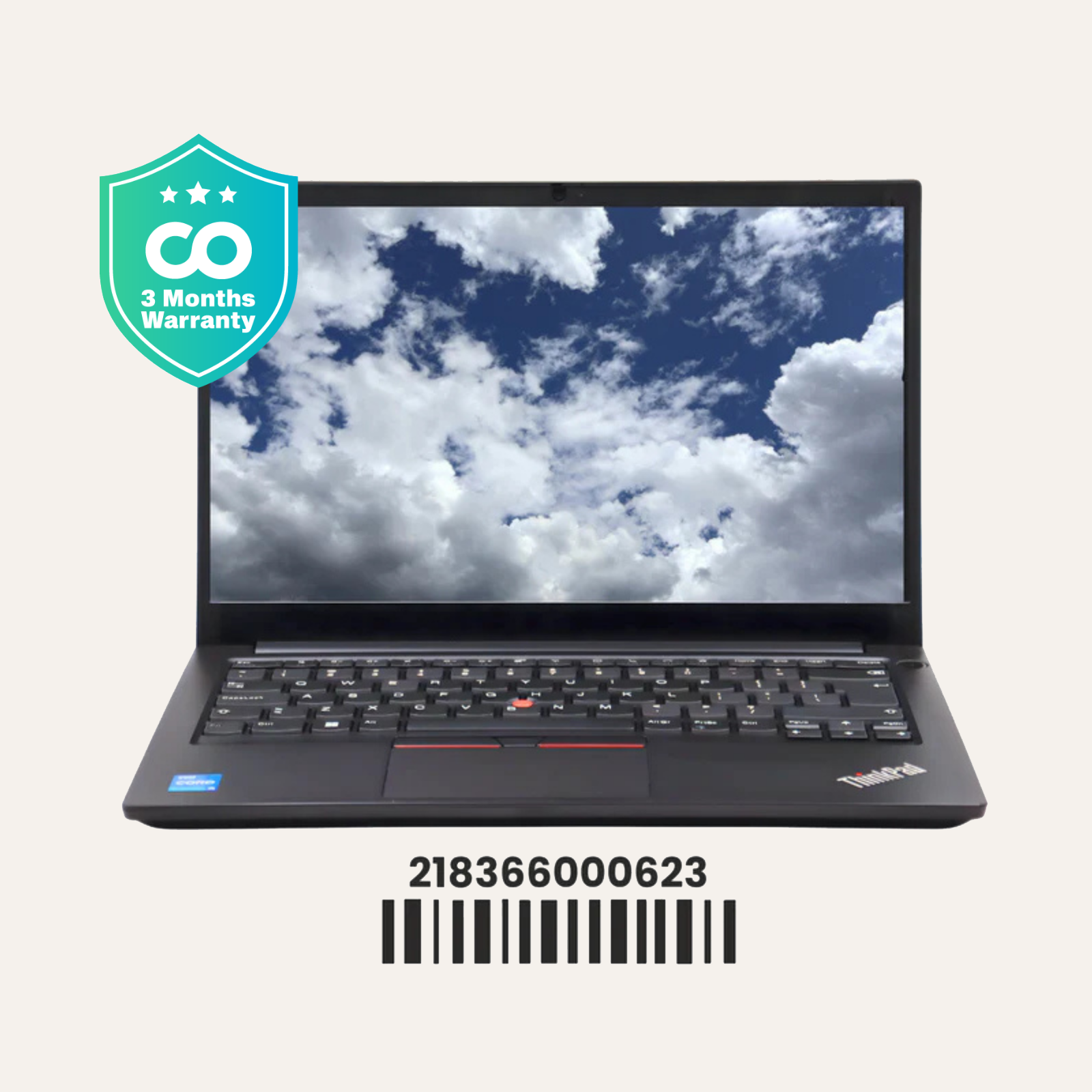 LENOVO THINKPAD E14 GEN 2: 11th Gen i5, 8GB RAM, 256GB SSD, SN:00623