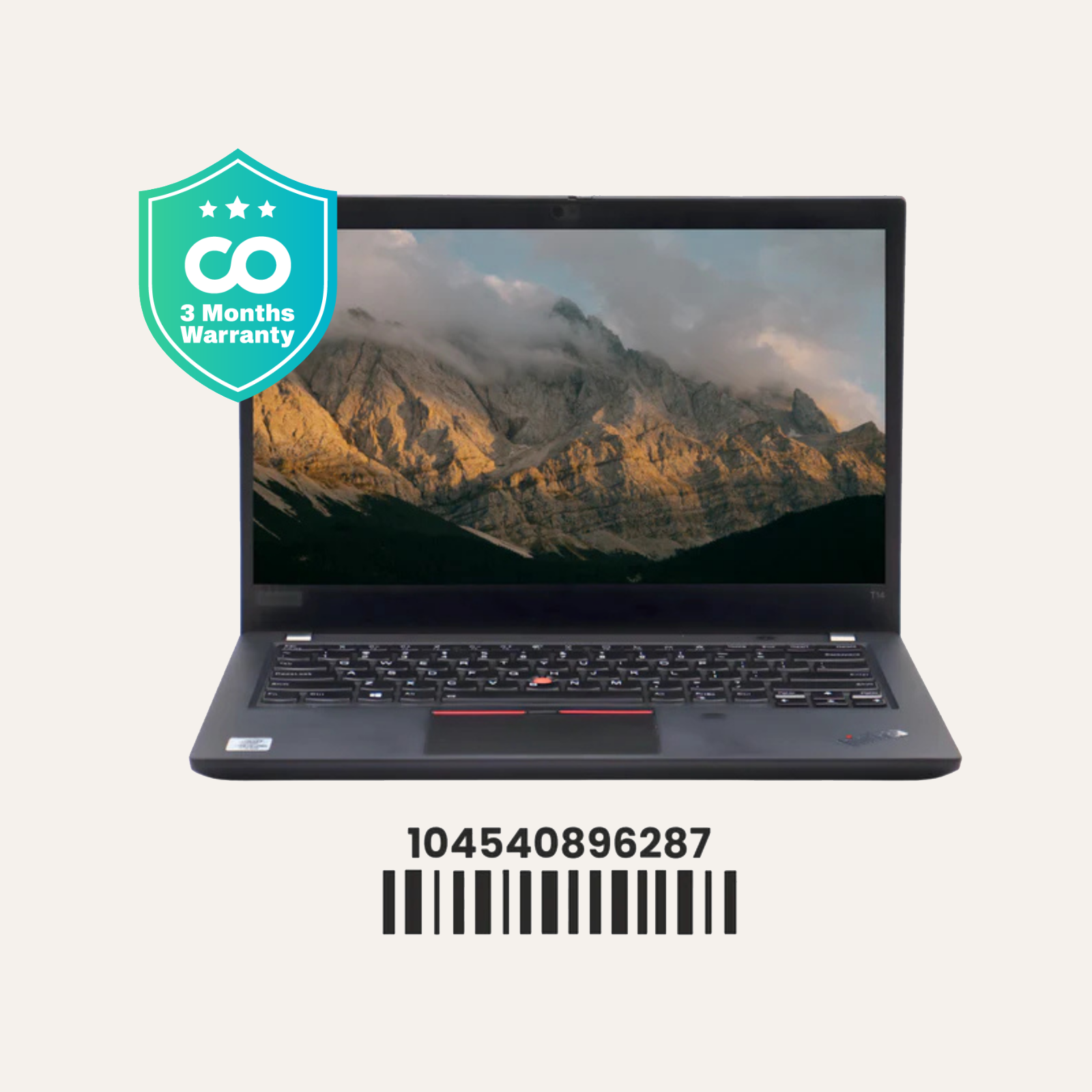 LENOVO THINKPAD T14 GEN 1: 10th Gen i5, 16GB RAM, 256GB SSD, SN:96287
