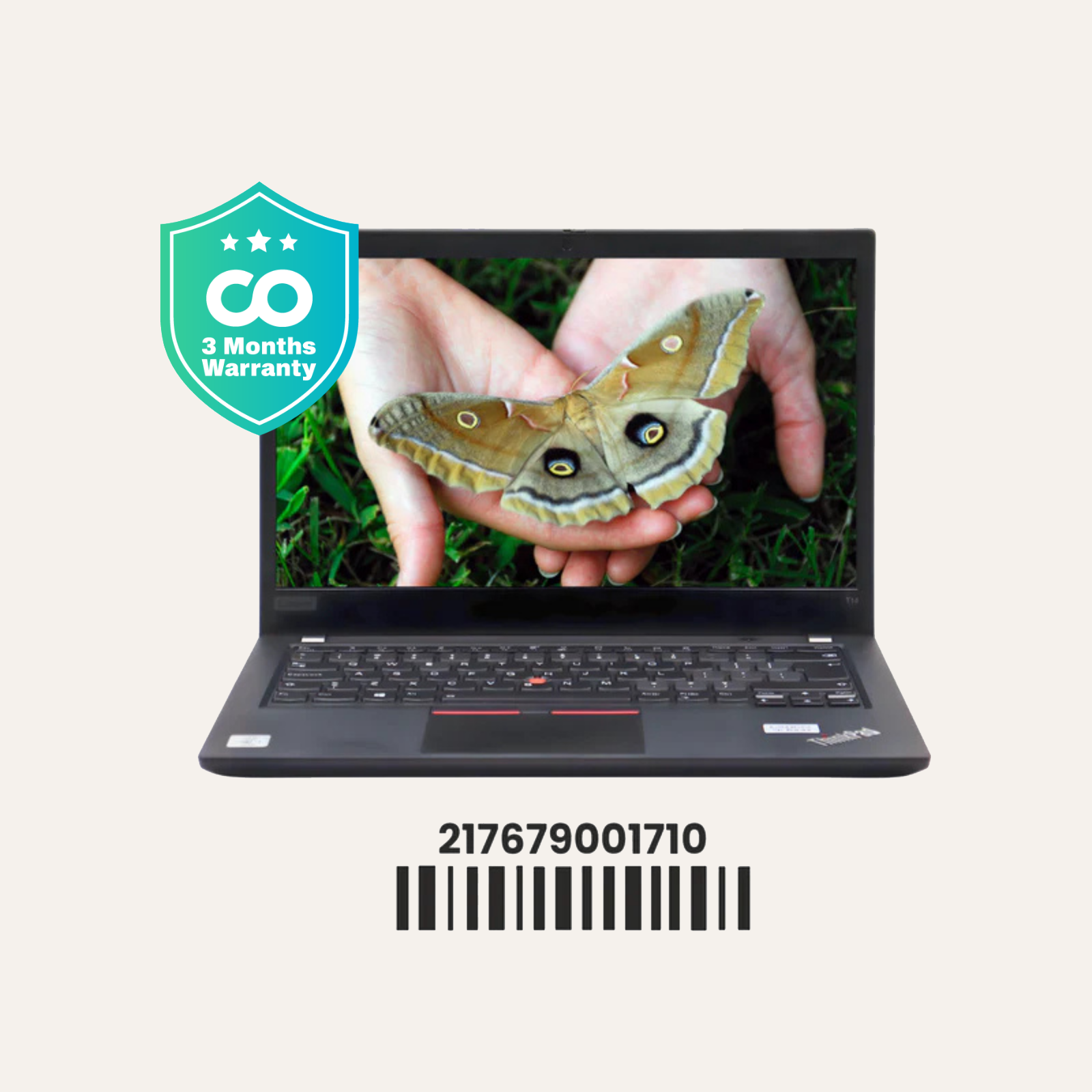 LENOVO THINKPAD T14 GEN 1: Intel Core i5, 10th Gen, 16GB RAM, 256GB SSD SN:01710
