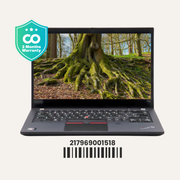 LENOVO THINKPAD T495: AMD, 8GB RAM, 256GB SSD, SN:001518
