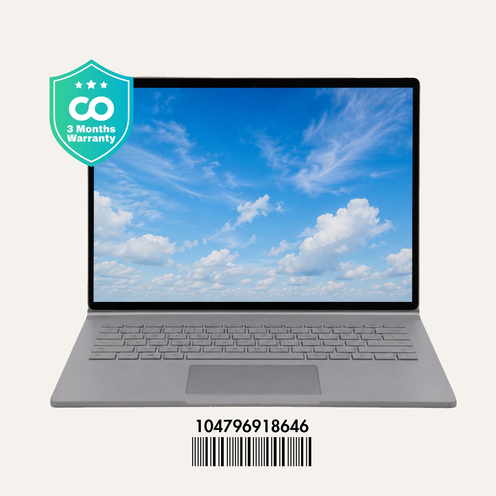Microsoft SURFACE BOOK 2: i5, 7th Gen, 8GB RAM, 256GB SSD, SN:18646