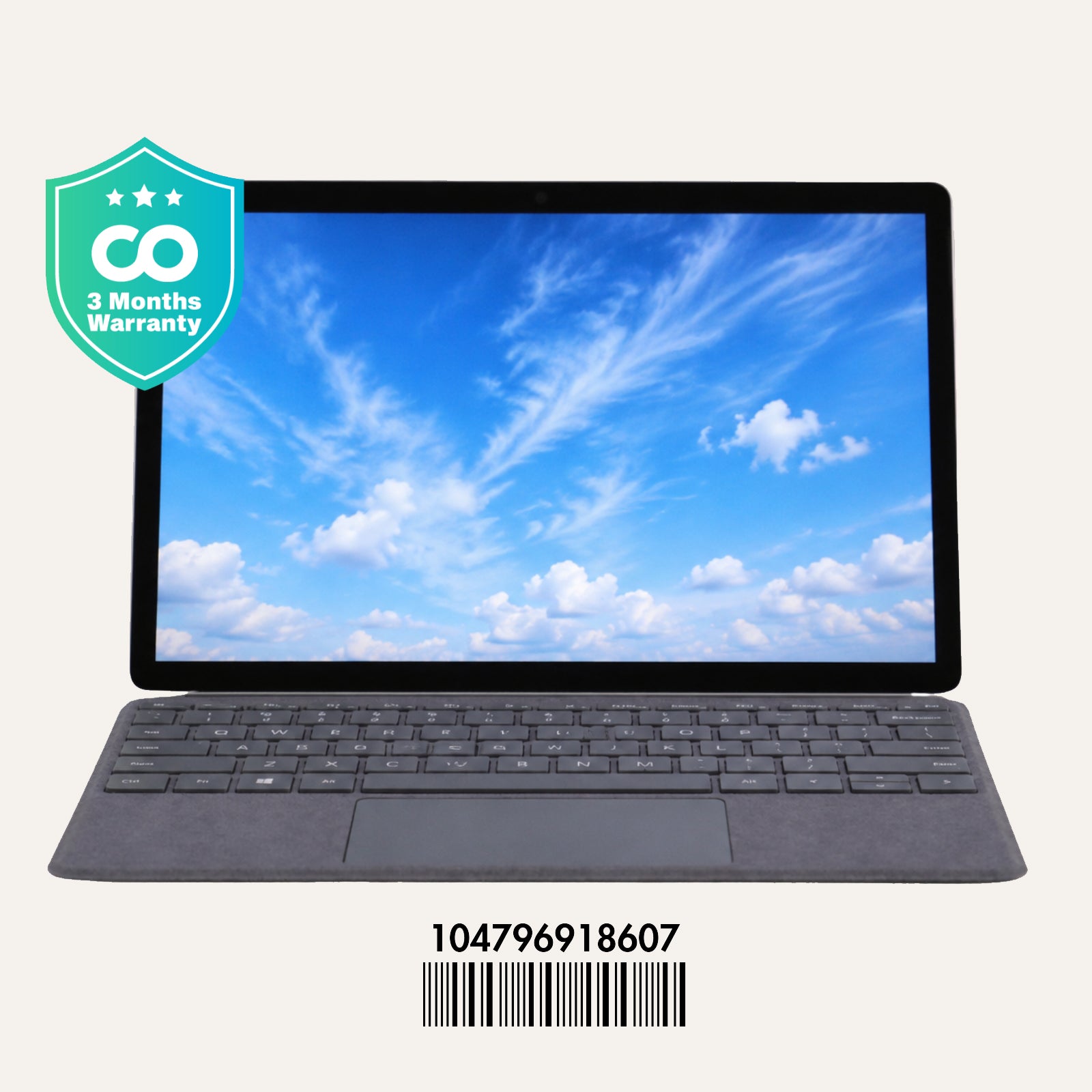 Microsoft SURFACE GO 3: i5, 10th Gen, 4GB RAM, 64GB SSD, SN:18607