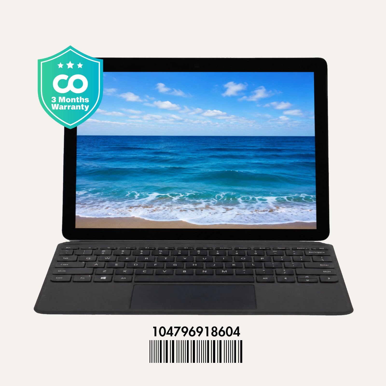 Microsoft SURFACE GO: PENTIUM,  8GB RAM, 128GB SSD, SN:18604