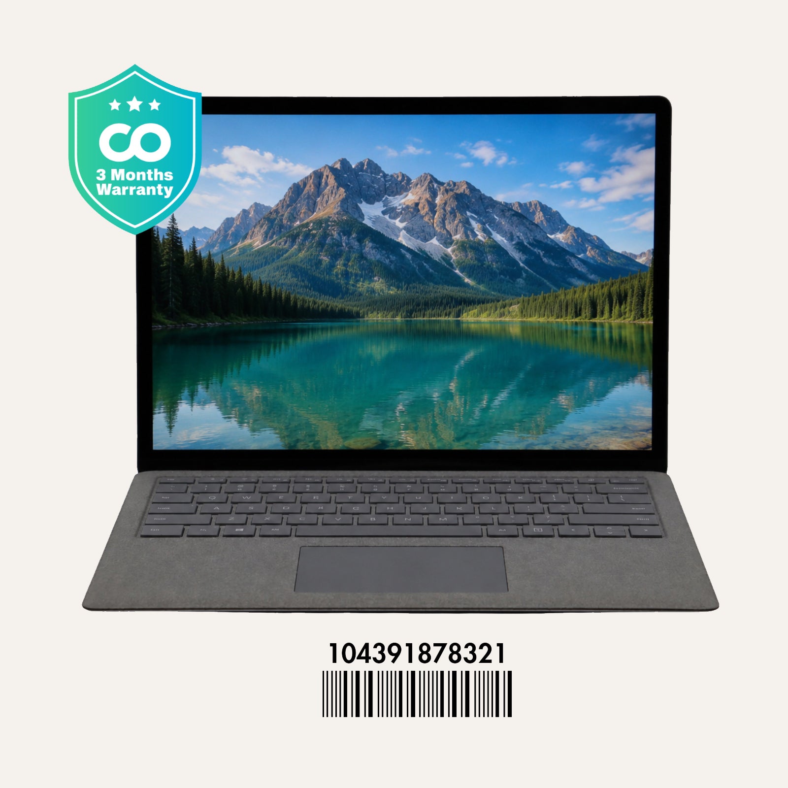 MICROSOFT SURFACE LAPTOP 2: 8th Gen i5, 8GB RAM, 256GB SSD, SN:78321