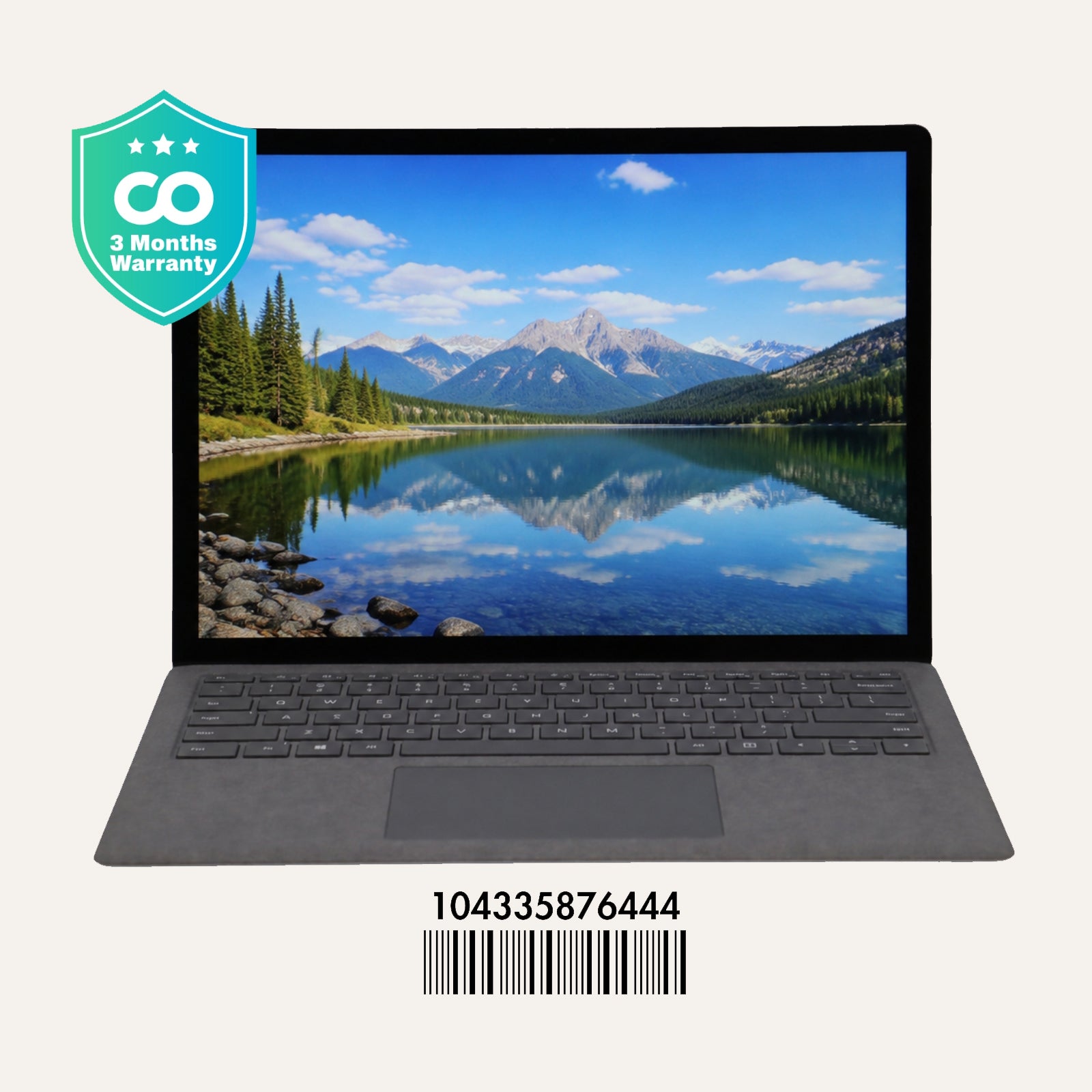 MICROSOFT SURFACE LAPTOP 3: 10th Gen i5, 8GB RAM, 256GB SSD, SN:76444