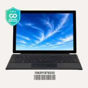 Microsoft SURFACE PRO 6: i5, 8th Gen, 8GB RAM, 256GB SSD, SN:78355