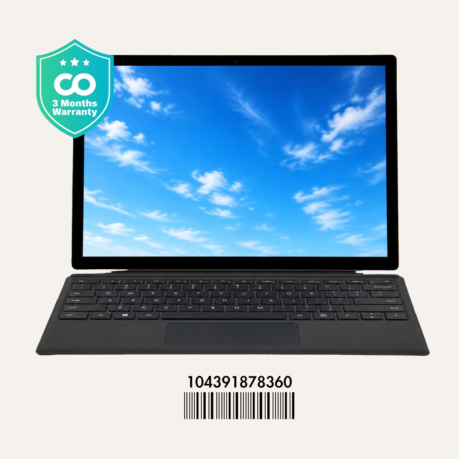 Microsoft SURFACE PRO 6: i5, 8th Gen, 8GB RAM, 256GB SSD, SN:78360