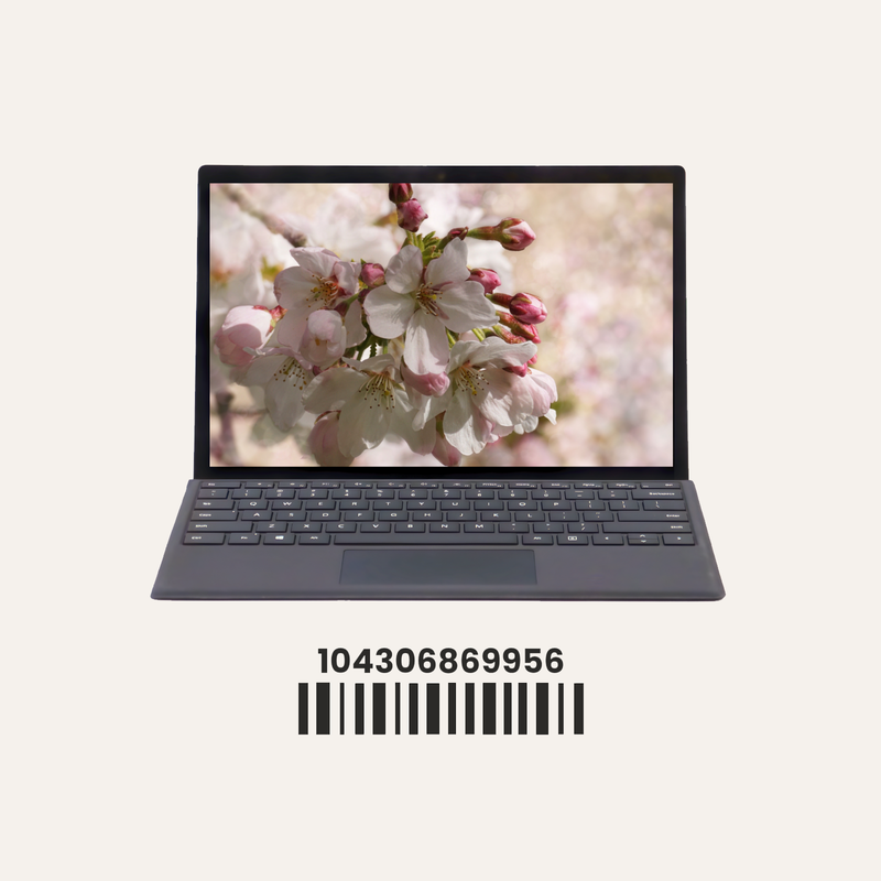MICROSOFT SURFACE PRO 7: 10th Gen i5, 16GB RAM, 256GB SSD, SN:69956