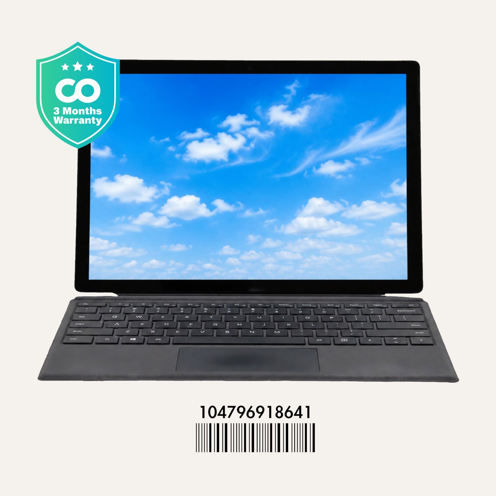 MICROSOFT SURFACE PRO 7+: 11th Gen i5, 8GB RAM, 256GB SSD, SN:918641