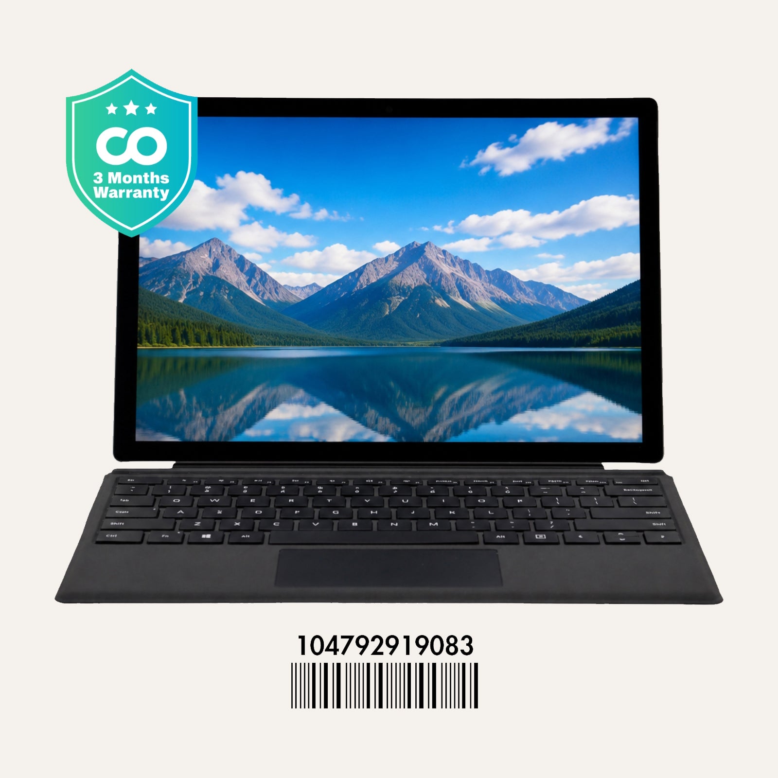 MICROSOFT SURFACE PRO 7+: 11th Gen i7, 16GB RAM, 256GB SSD, SN:19083