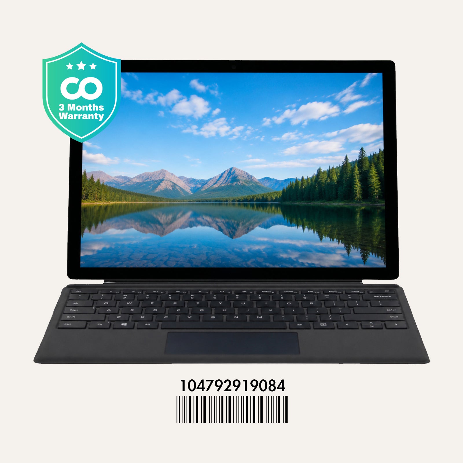 MICROSOFT SURFACE PRO 7+: 11th Gen i7, 16GB RAM, 256GB SSD, SN:19084